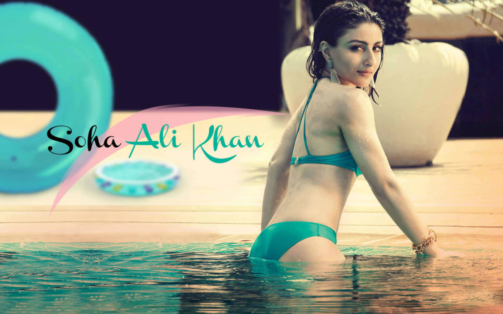 Soha Ali Khan Hot In Bra Panty Photos Images