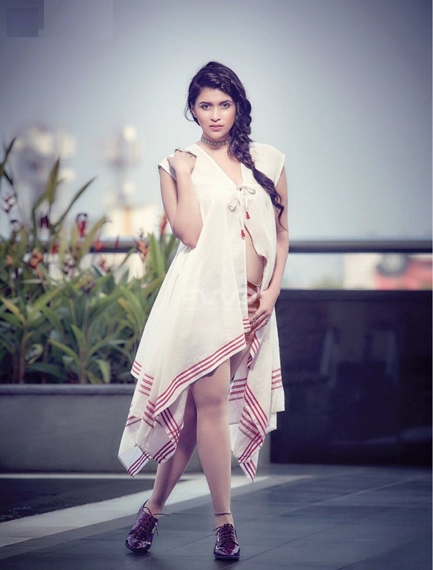 Mannara Chopra In Bikini Bold Wallpapers