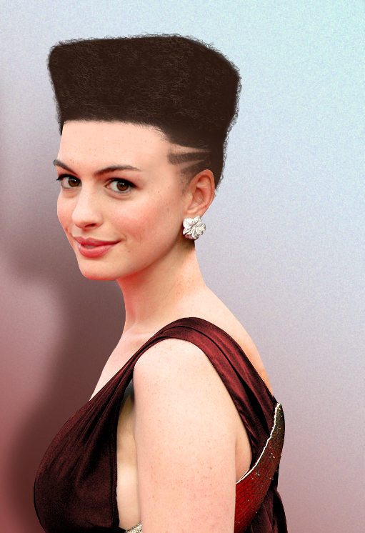 Anne Hathaway Short Hair Pictures